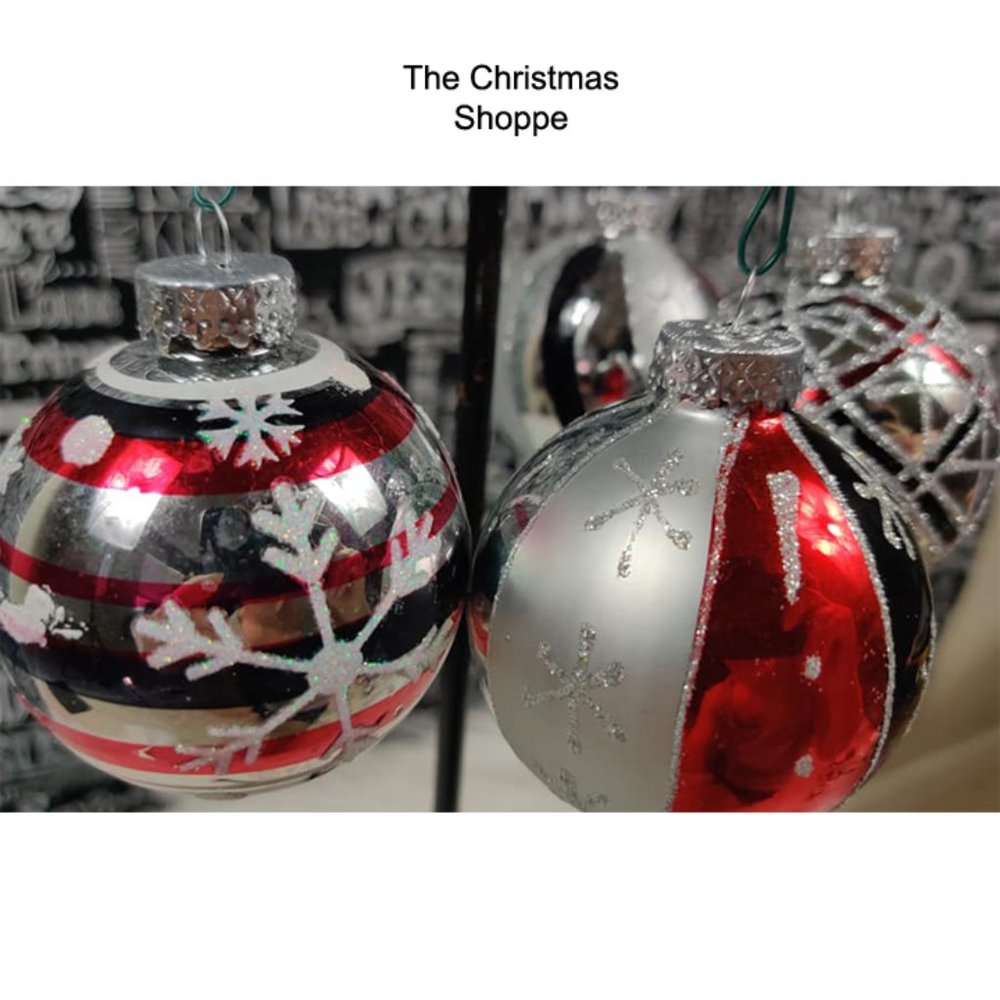 The Christmas Shoppe Ornaments Set Of 4